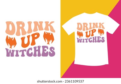 Retro Halloween SVG T-Shirt Design
