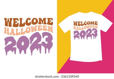 Retro Halloween SVG T-Shirt Design
