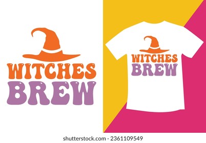 Retro Halloween SVG T-Shirt Design
