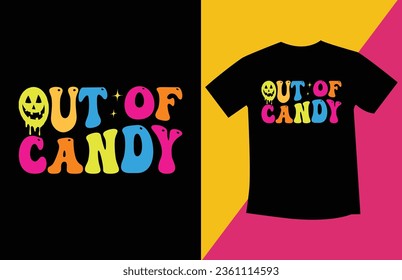 Retro Halloween SVG T-Shirt Design