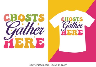 Retro Halloween SVG T-Shirt Design