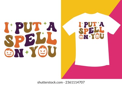 Retro Halloween SVG T-Shirt Design