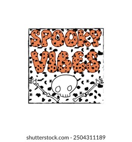 Retro Halloween Tshirt Design, Halloween Background
