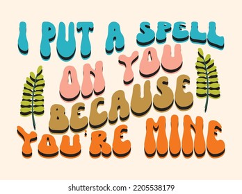 Retro halloween t-shirt design vector file