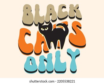 Archivo vectorial de diseño de camisetas de halloween retro