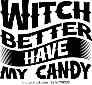 Diseño de camisetas de Halloween retro, vector
