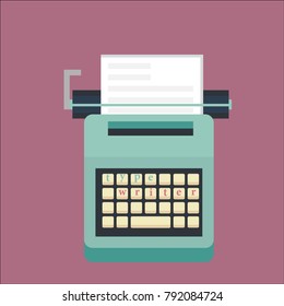 retro hand typewriter