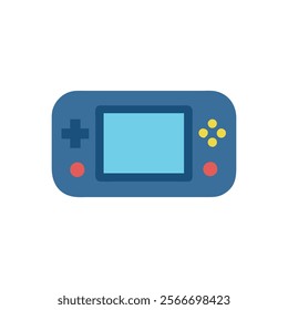 Retro Handheld Console Design Illustration