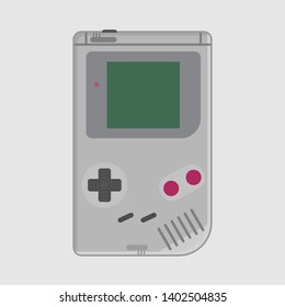 Retro Handheld Game Console Flat Icon