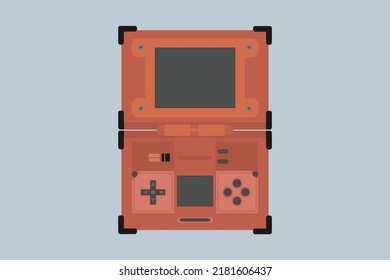 Retro Handheld Game Flipper Vector 