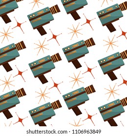 retro handy camera pattern