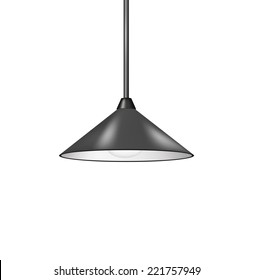 Retro Hanging Lamp In Black Design