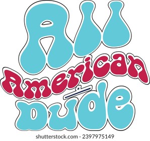 Retro happy 4 th of july  Craft Design. T-shirt Design. Illustration