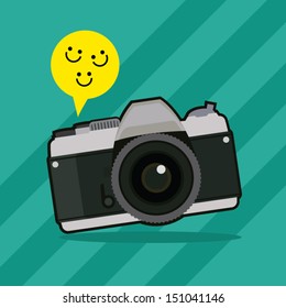 retro happy camera 