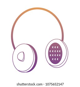 retro headphones design