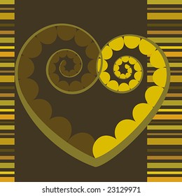 Retro heart