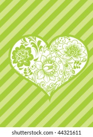 Retro heart