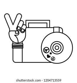 retro hippie style