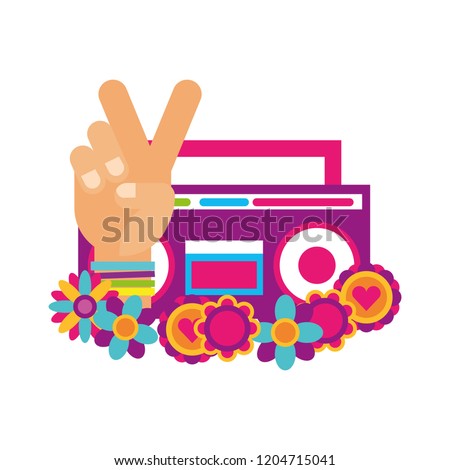 retro hippie style