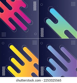 Retro Hipster Geometric Patterns Pack of 7