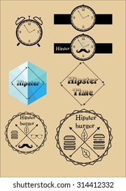 retro hipster graphic