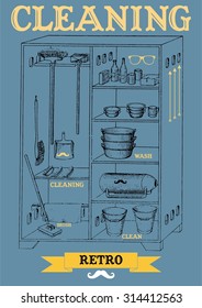 retro hipster graphic