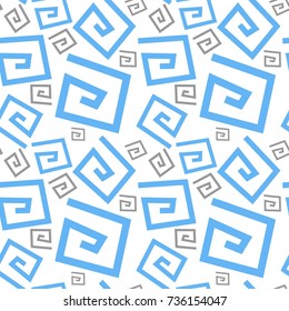 Retro and hipster memphis geometric line shapes seamless patterns 