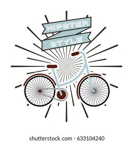 retro hipster style element icon