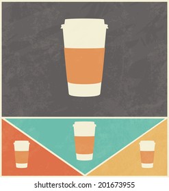 Retro Icon Design - Coffee Cup