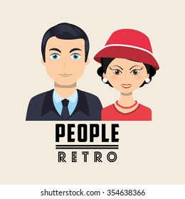 retro icon design, vector illustration eps10 graphic 