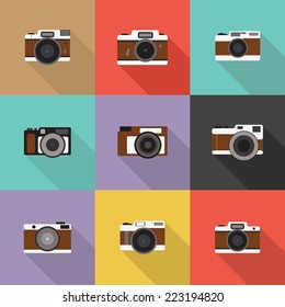 Retro icon, Flat design vector,Eps 10