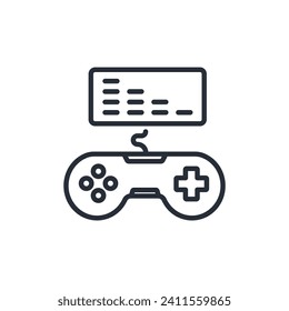 retro icon. vector.Editable stroke.linear style sign for use web design,logo.Symbol illustration.