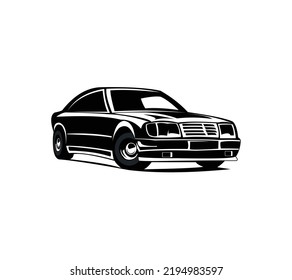  Retro iconic Japanese drifting car in illustration vector