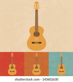 Retro Icons - Acoustic Guitar