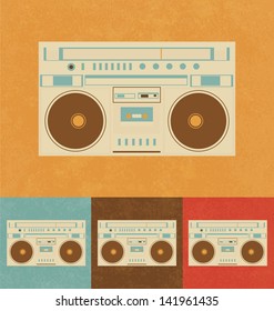 Retro Icons - Boombox