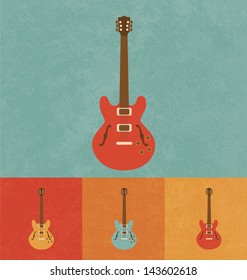 Retro Icons - Electric Guitar