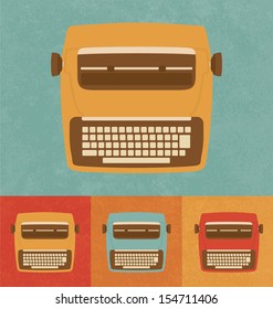 Retro Icons - Modern Typewriter
