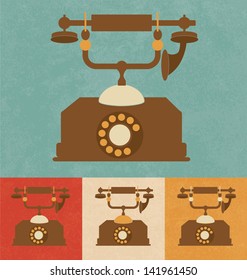 Retro Icons - Old Telephone