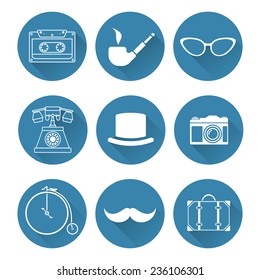  Retro Icons Set