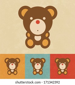 Retro Icons - Teddy Bear