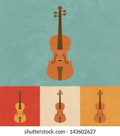 Retro Icons - Violin