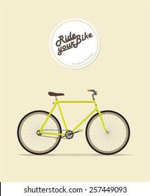 Retro Illustration bicycle