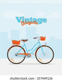 Retro Illustration bicycle