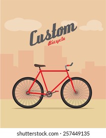 Retro Illustration bicycle