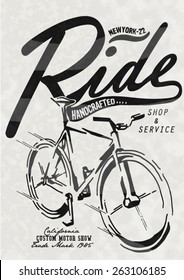 Retro Illustration Bicycle