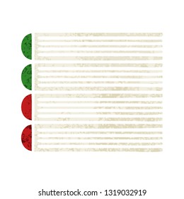 retro illustration style cartoon of a stack of books