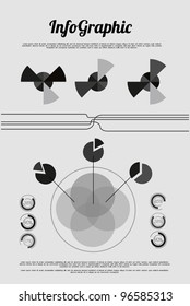 Retro info graphic with elements