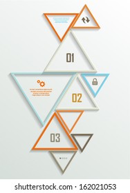 Retro inforaphic template. Vector eps10.