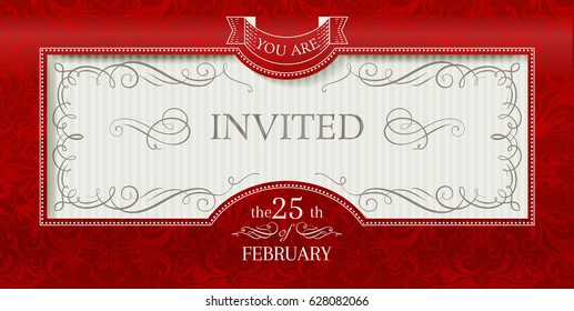 retro invitation