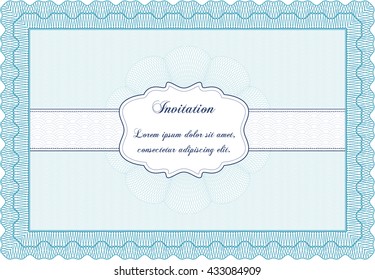 Invitación retro. Borde, marco. Diseño superior. Con un fondo de calidad. 